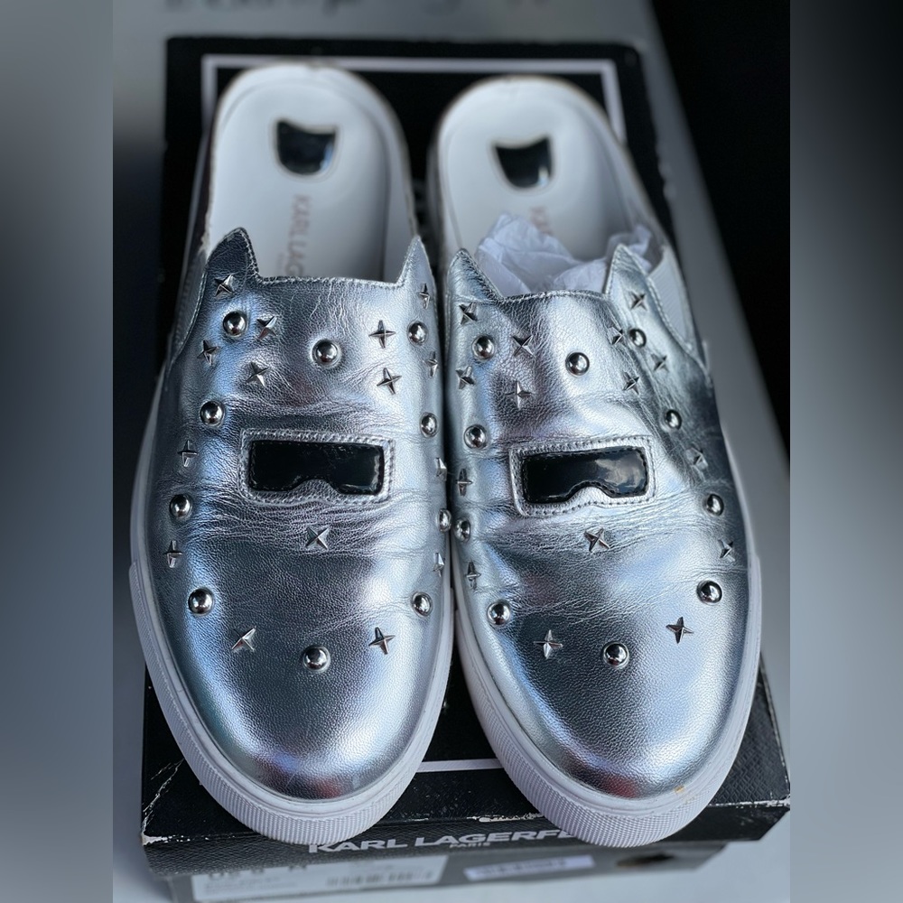 RARE KARL LAGERFELD open loafers